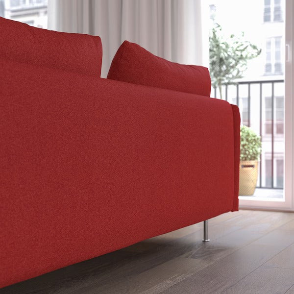 IKEA Soderhamn 3 seat sofa tonerud red