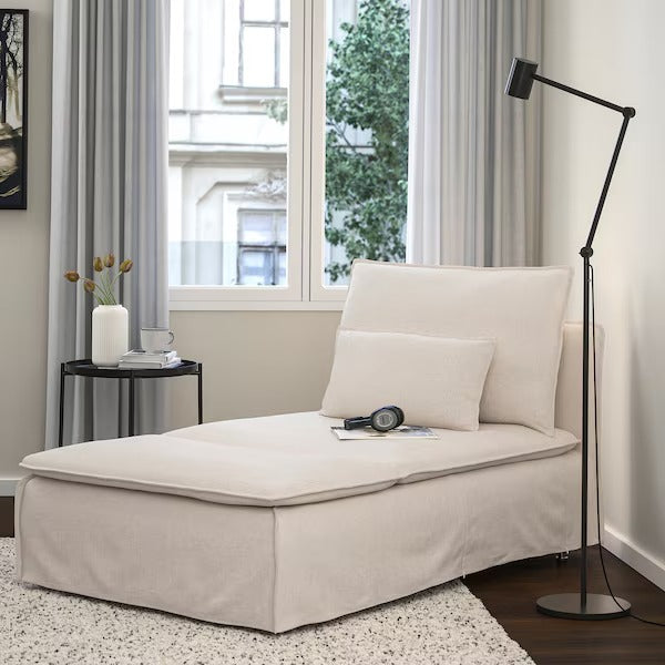 IKEA Soderhamn chaise longue gransel natural colour