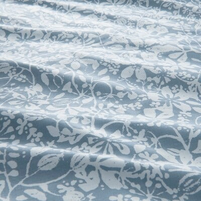 IKEA SOMMARSLOJA Duvet cover and pillowcase, blue/floral pattern, 150x200/50x80 cm (59x79/20x31 ") | IKEA Bed linen | Eachdaykart