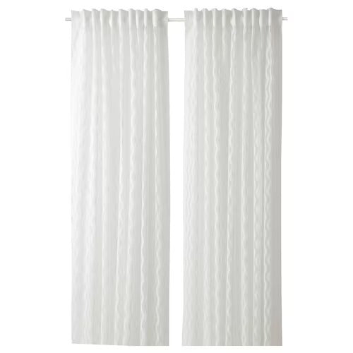 IKEA Sotstavmal Sheer curtains 1 pair white