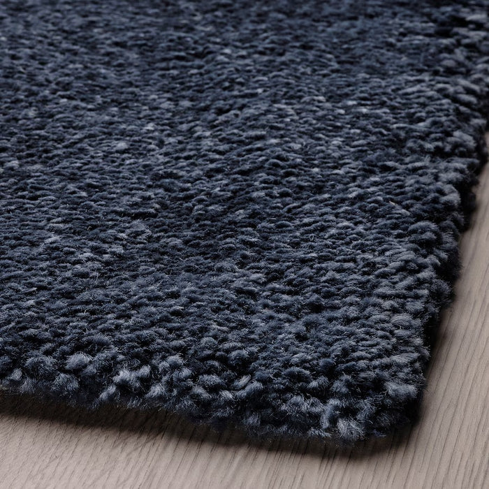 IKEA STOENSE Rug, low pile, dark blue | Rugs & carpets