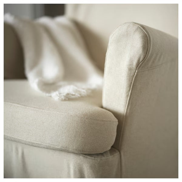 IKEA Strandmon slipcover for wing chair risane natural