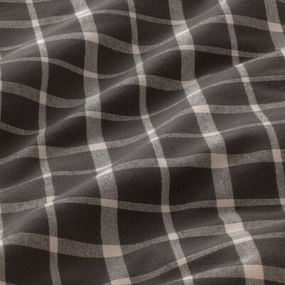 IKEA STRUTBRAKEN Duvet cover and pillowcase, grey/check, 150x200/50x80 cm (59x79/20x31 ") | IKEA Bed linen | Eachdaykart