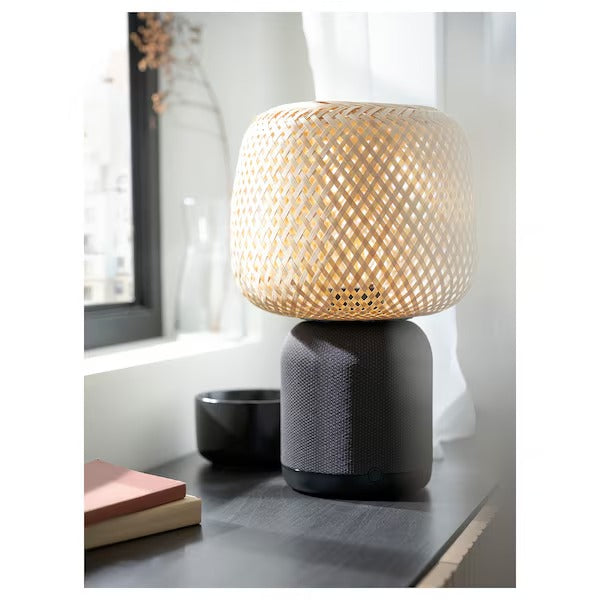 IKEA SYMFONISK Speaker lamp w Wi-Fi, bamboo shade | IKEA Table Lamps | Eachdaykart