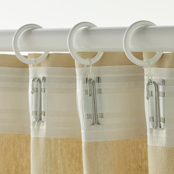 IKEA Syrlig curtain ring with clip and hook white