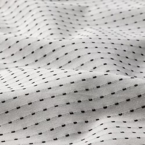 IKEA TAGVECKLARE Pillowcase, white/dark grey, 50x80 cm (20x31 ") | IKEA Bed linen | Eachdaykart