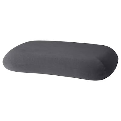 IKEA TOCKENFLY Pillowcase for ergonomic pillow, grey, 29x43 cm (11x17 ") | IKEA Bed linen | Eachdaykart