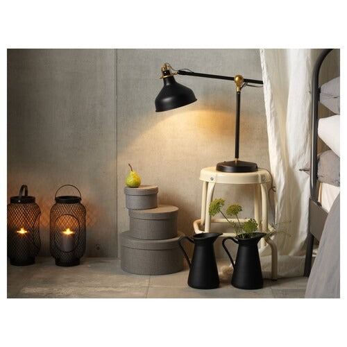 IKEA TOPPIG Lantern for block candle, black | IKEA Indoor lanterns | Eachdaykart