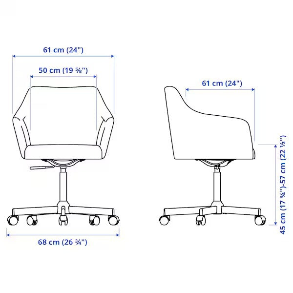 IKEA Tossberg Malskar swivel chair