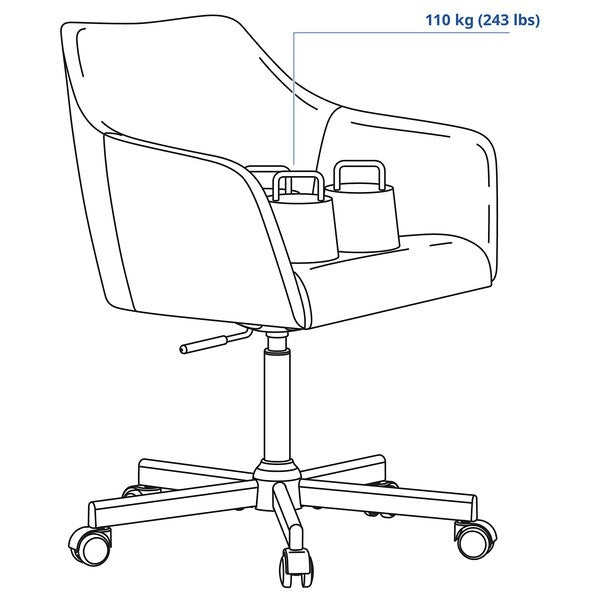 IKEA Tossberg Malskar swivel chair