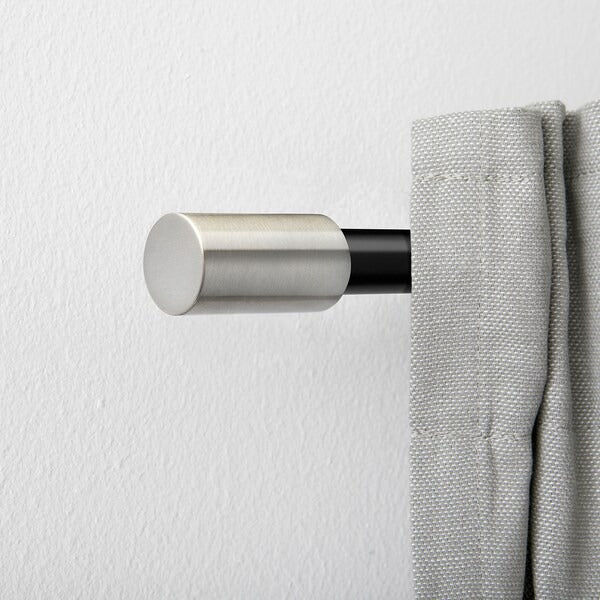 IKEA Uddnate Finials 1 Pair Silver Colour