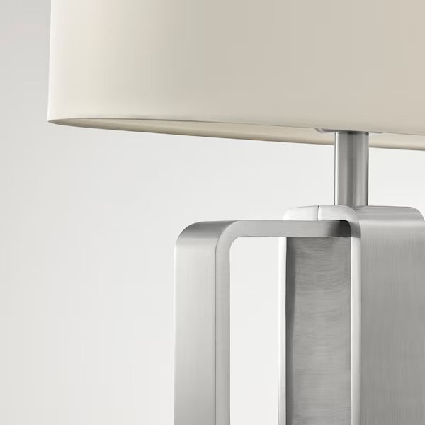 IKEA UPPVIND Table lamp, nickel-plated/white | IKEA Table Lamps | Eachdaykart