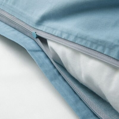 IKEA VANKRETS Duvet cover and pillowcase, banana pattern blue, 150x200/50x80 cm (59x79/20x31 ") | IKEA Bed linen | Eachdaykart