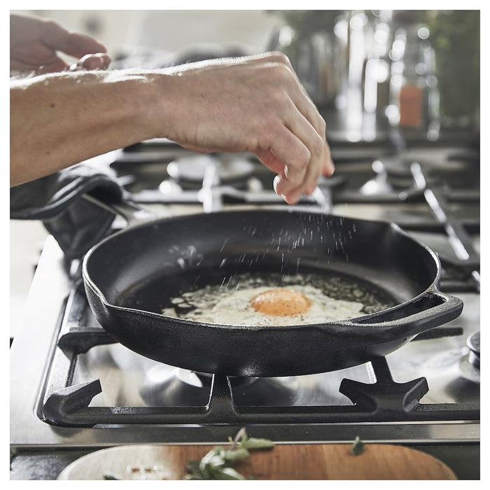 IKEA VARDAGEN Frying Pan, Cast Iron, 28 cm (11")