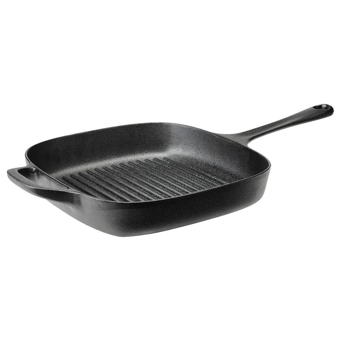 IKEA VARDAGEN Grill Pan, Cast Iron, 28x28 cm (11x11")