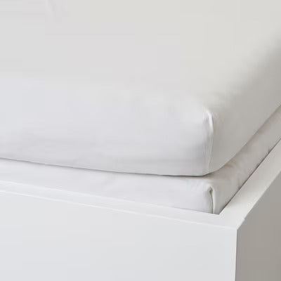 IKEA VARVIAL Fitted sheet for day-bed, white, 80x200 cm (31x79 ") | IKEA Bed linen | Eachdaykart