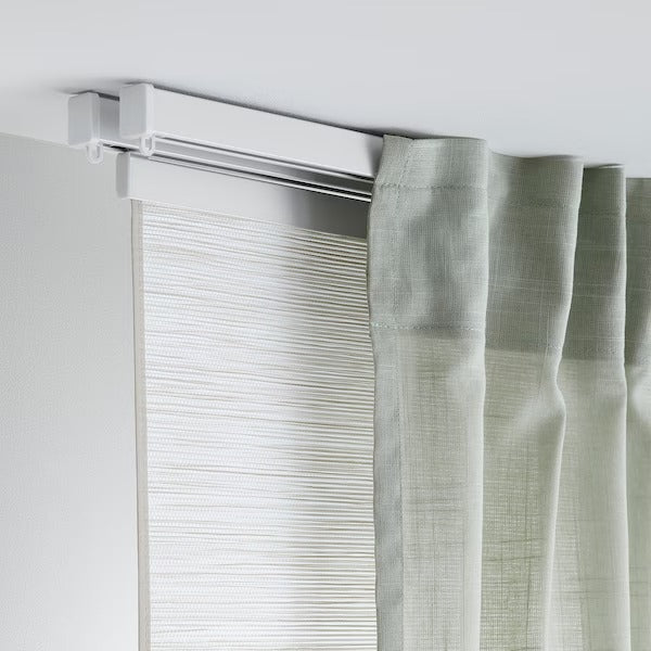 IKEA Vidga single track rail included ceiling fittings white