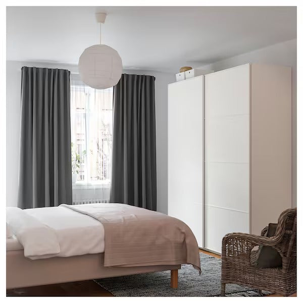 IKEA Vidga two track wall set white