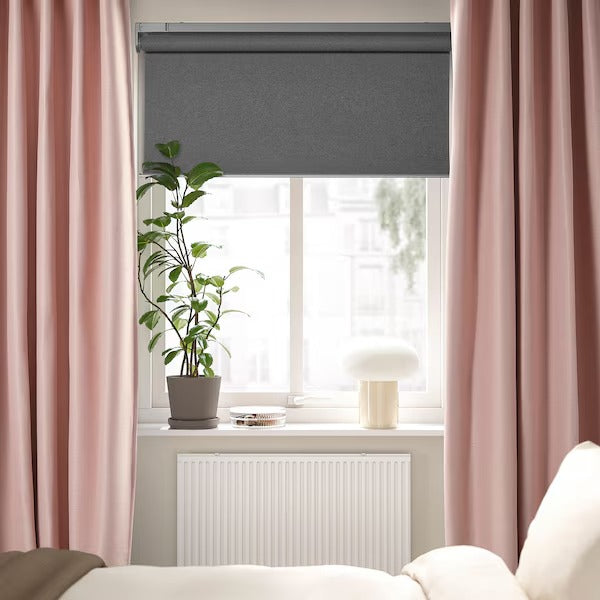 IKEA Vilborg room darkening curtains pink