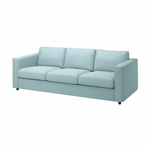 IKEA Vimle Bezug für 3er-Sofa Saxemara hellblau