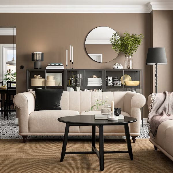 IKEA Viskafors 2-Sitzer-Sofa Lejde hellbeigebraun