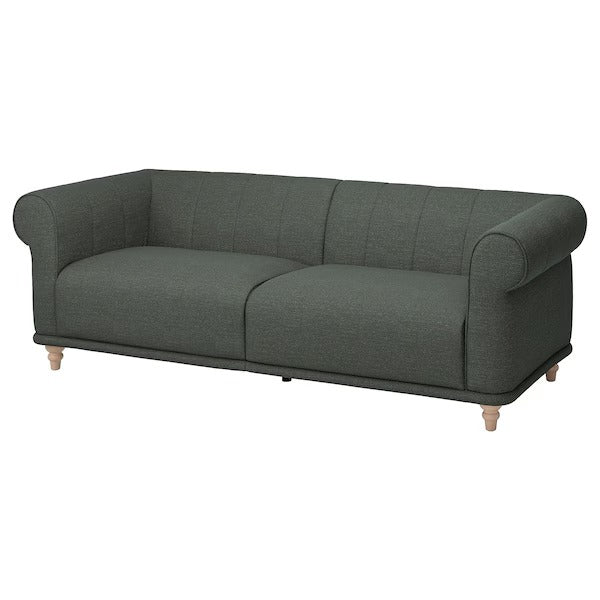 IKEA Viskafors 3-Sitzer-Sofa Lejde graugrüne Birke