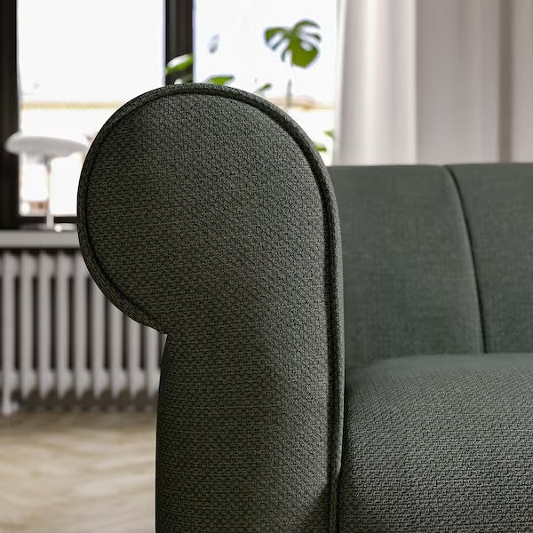 IKEA Viskafors 3-Sitzer-Sofa Lejde graugrüne Birke