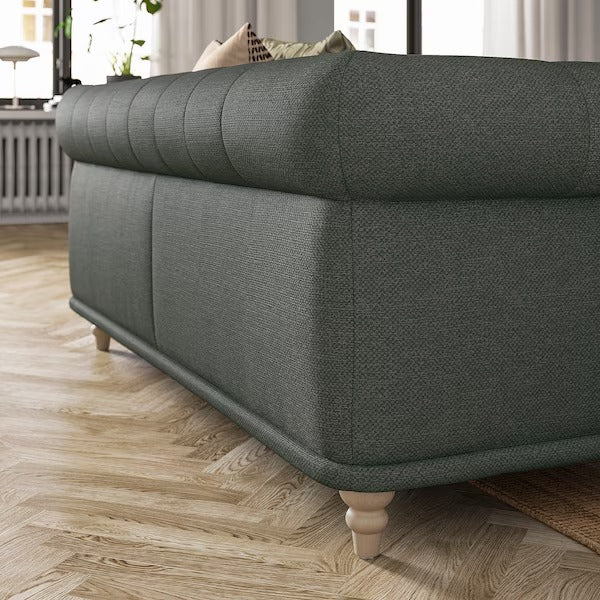 IKEA Viskafors 3-Sitzer-Sofa Lejde graugrüne Birke