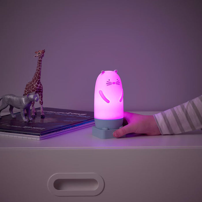 IKEA SPIKEN LED lighting, otter-shaped battery-operated/multicolour | IKEA Children's lighting | Eachdaykart