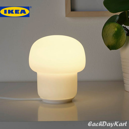 IKEA TOKABO Table lamp, glass opal white – IKEA Table Lamps – IKEA Lamps - Eachdaykart
