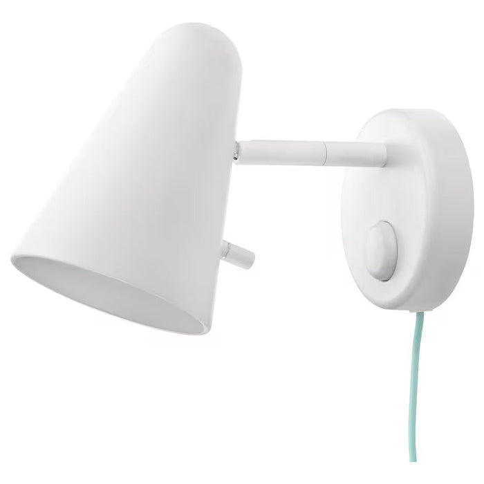 IKEA FUBBLA LED wall lamp, white | IKEA Children's lighting | Eachdaykart