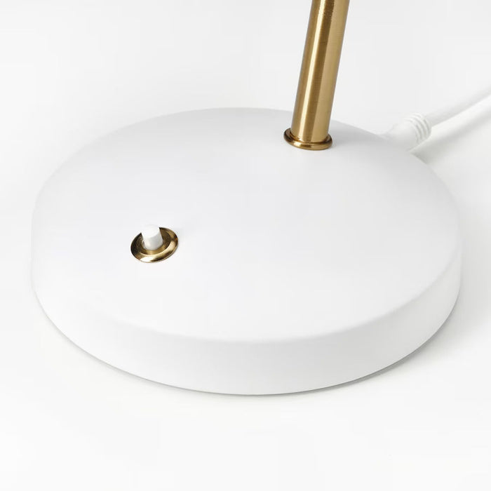 IKEA ISNALEN LED work lamp, white/brass-colour | IKEA Children's lighting | Eachdaykart