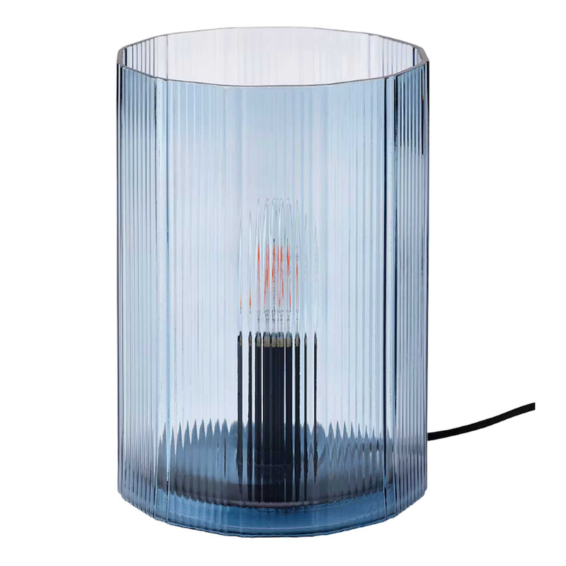 IKEA MIKROKLIN Table lamp, glass blue | IKEA | Eachdaykart usa
