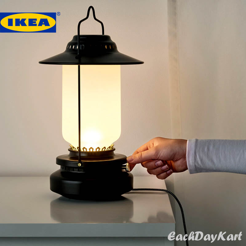 STORHAGA LED table lamp, dimmable outdoor/black - IKEA - IKEA Table Lamps