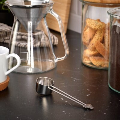 IKEA ANGSBLAVINGE Coffee measuring scoop, stainless steel | IKEA Coffee makers & accessories | IKEA Coffee & tea | Eachdaykart