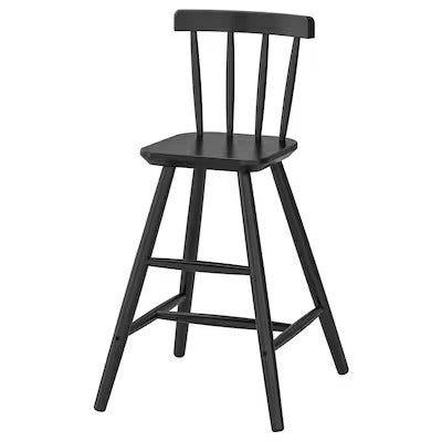 IKEA AGAM Junior chair, black | IKEA Junior dining chairs | IKEA Children's chairs | Eachdaykart