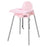 IKEA ANTILOP Highchair with tray, pink/silver-colour | IKEA Baby chairs & highchairs | IKEA Children's chairs | Eachdaykart