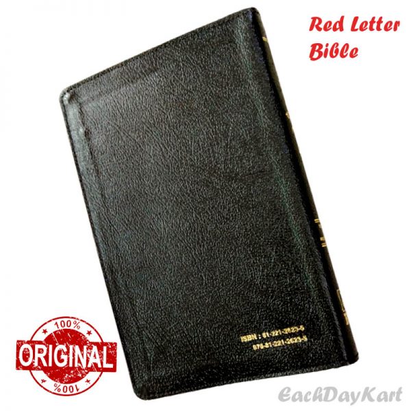 Holy Bible-Red Letter Version (Telugu) – Leather bound with Zip- By The Bible Society of India – Telugu Bibles