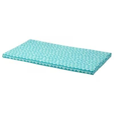 IKEA BANKKAMRAT Bench pad, turquoise | IKEA Children's stools & benches | IKEA Children's chairs | Eachdaykart