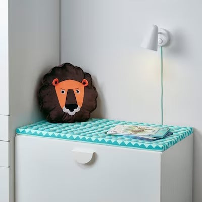 IKEA BANKKAMRAT Bench pad, turquoise | IKEA Children's stools & benches | IKEA Children's chairs | Eachdaykart