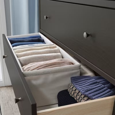 IKEA BAXNA Organiser, grey/white | IKEA Bathroom boxes & baskets | IKEA Storage boxes & baskets | IKEA Small storage & organisers | Eachdaykart