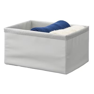 IKEA BAXNA Organiser, grey/white | IKEA Bathroom boxes & baskets | IKEA Storage boxes & baskets | IKEA Small storage & organisers | Eachdaykart