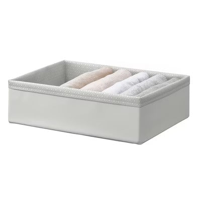 IKEA BAXNA Organiser, grey/white | IKEA Bathroom boxes & baskets | IKEA Storage boxes & baskets | IKEA Small storage & organisers | Eachdaykart