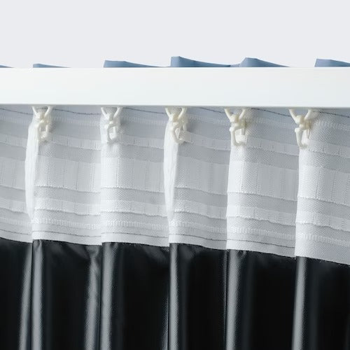 IKEA BENGTA Block-out curtain, 1 length, blue | IKEA Block-out curtains | IKEA Curtains | Eachdaykart