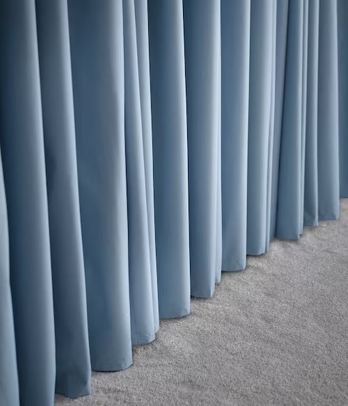 IKEA BENGTA Block-out curtain, 1 length, blue | IKEA Block-out curtains | IKEA Curtains | Eachdaykart
