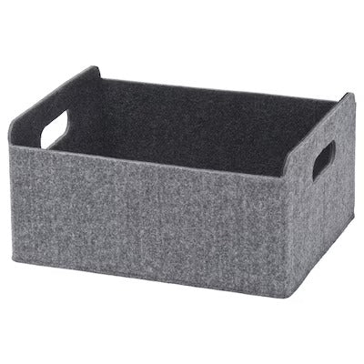 IKEA BESTA Box, grey | IKEA Paper & media boxes | IKEA Storage boxes & baskets | IKEA Small storage & organisers | Eachdaykart