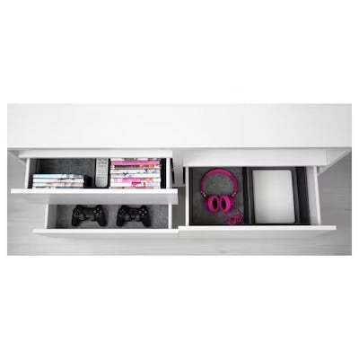 IKEA BESTA Box, grey | IKEA Paper & media boxes | IKEA Storage boxes & baskets | IKEA Small storage & organisers | Eachdaykart