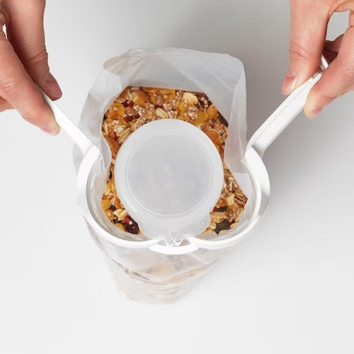IKEA BEVARA Seal and pour bag clip, white | Food containers | Storage & organisation | Eachdaykart