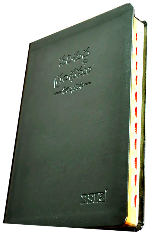 Telugu OV Gilt DY TI Black PU Yaap | Telugu Bibles | Bibles in Telugu