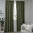 IKEA BLAHUVA Block-out curtains, 1 pair, green | IKEA Block-out curtains | IKEA Curtains | Eachdaykart